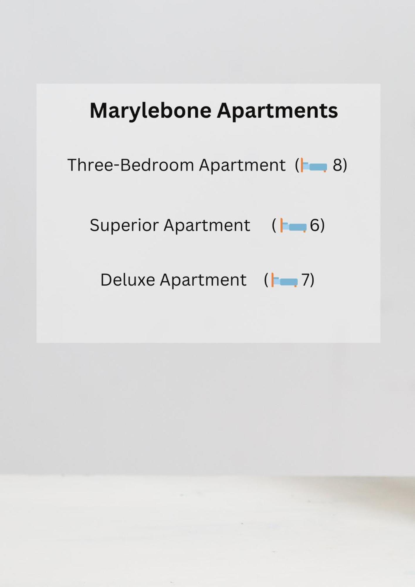 Marylebone Apartments Londra Dış mekan fotoğraf